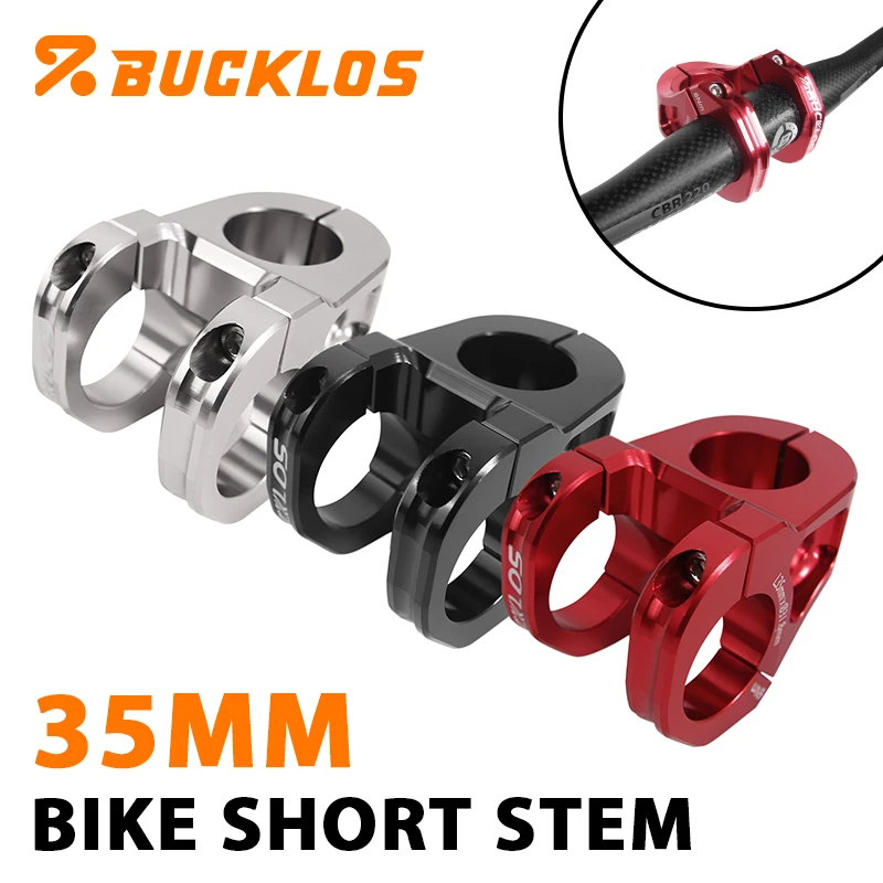 

Высокопрочный короткий стем BUCKLOS 35 мм из алюминиевого сплава для велосипедов MTB, для руля, для DH и шоссейных велосипедов, запчасти для велосипедов