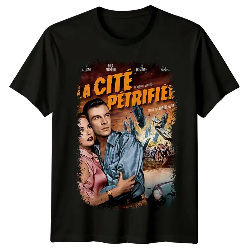 The Monolith Monsters 1957 Movie Poster Inspired  T shirt Retro 80s