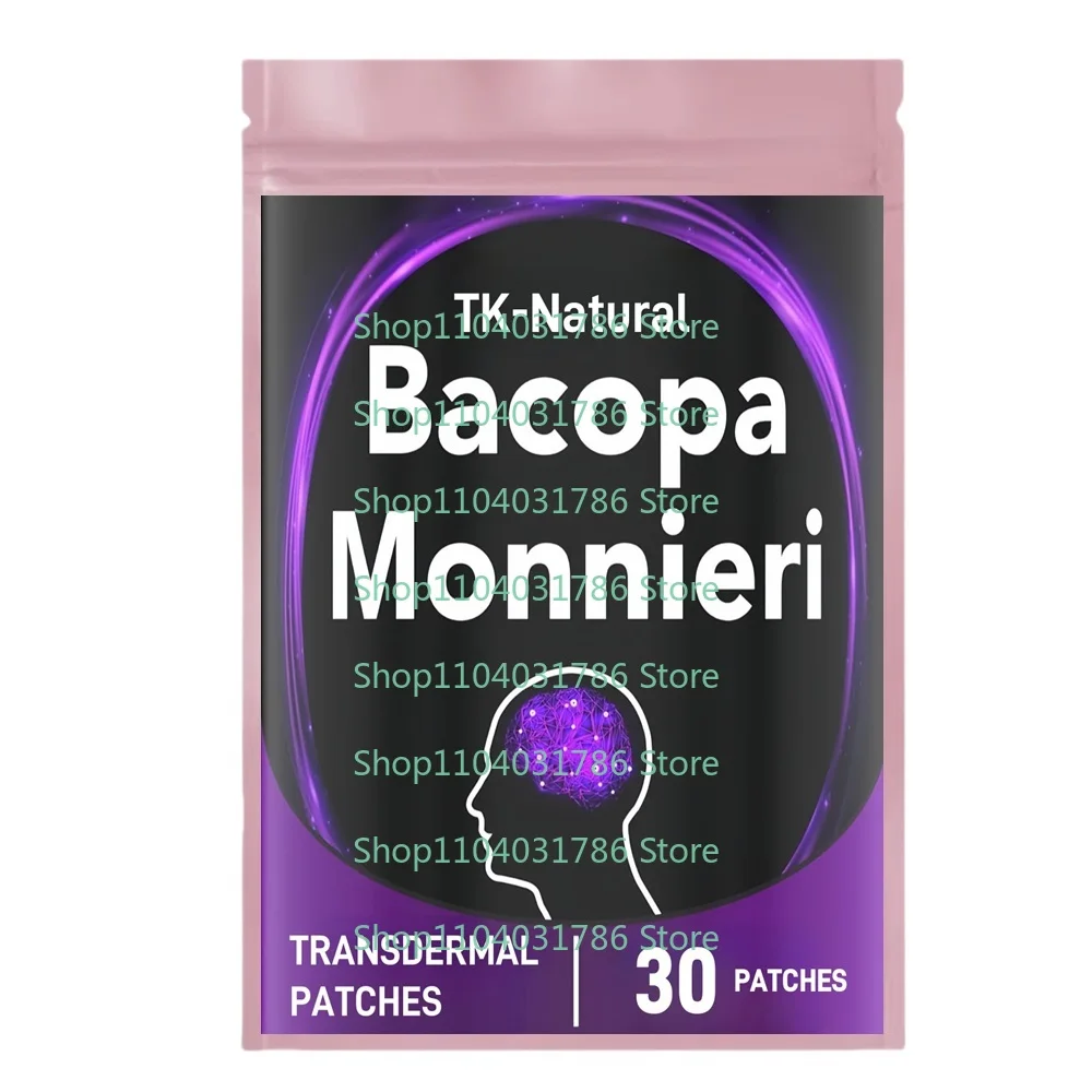 

30-пластыри Bacopa Monnieri Transdermal Patches Nootropic Поддержка памяти и психической фокусировки