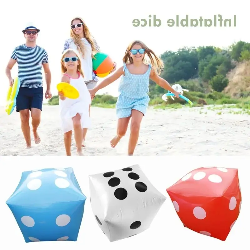 30cm Inflatable Dice Cube Large Dice Toy Party Event Supplies Indoor and Outdoor Sports and Game Toys Party Luck Competition