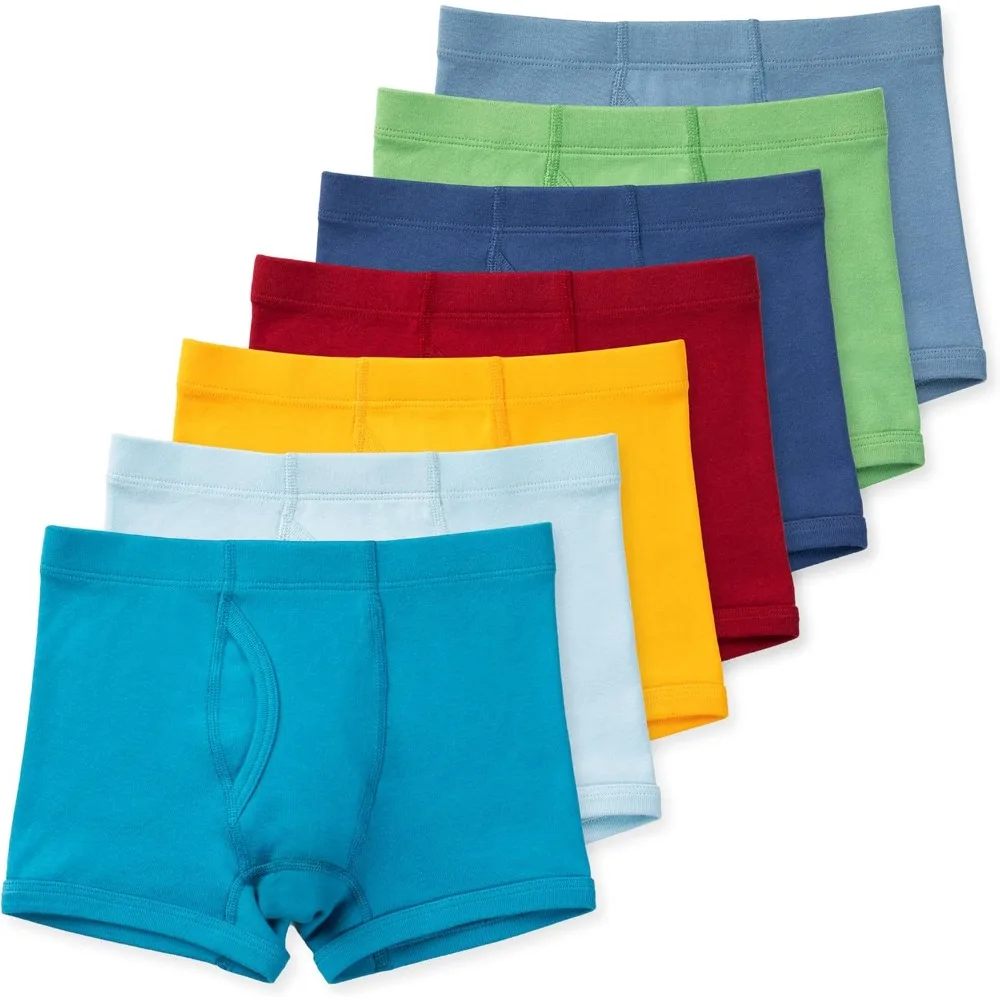 100% Organic Cotton, Lucky  Boy Boxer Brief Underwear | 100% Organic Cotton | 7-Pack