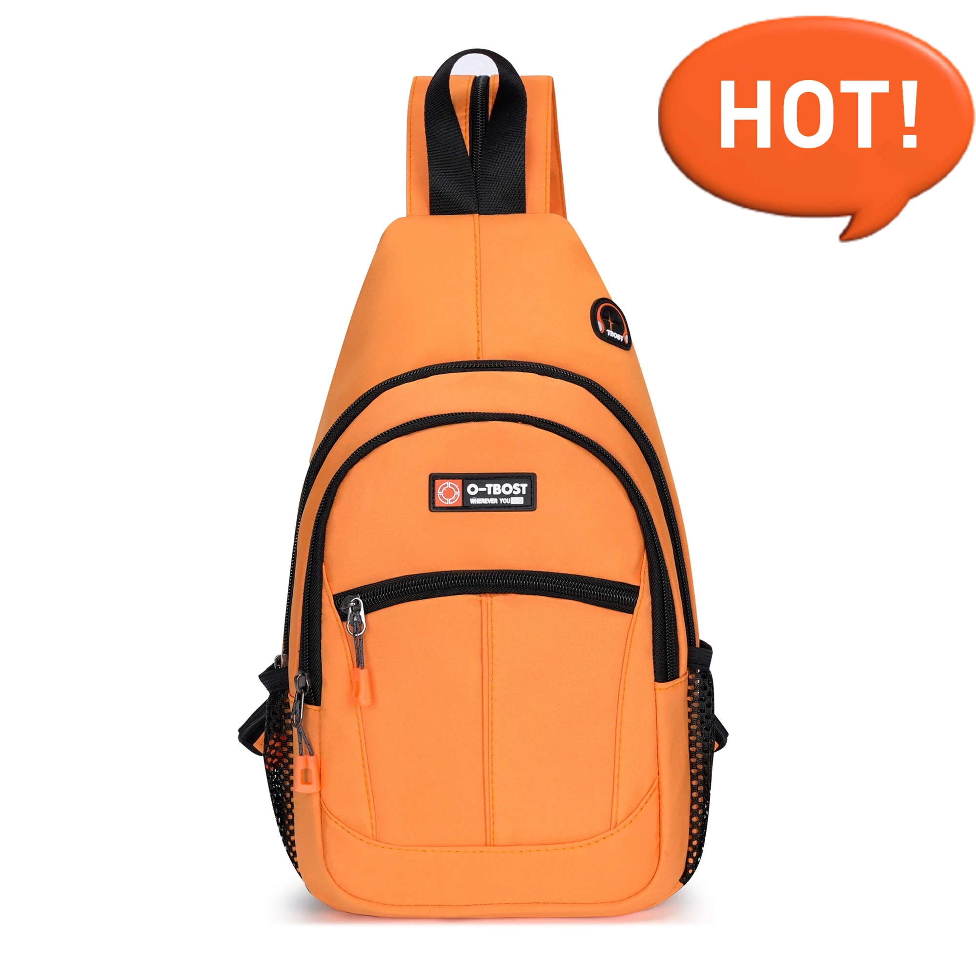 

Simple Nylon Waterproof Chest Bag for Outdoor Travel, Single Shoulder Diagonal Cross Bag,large Capacity Single Shoulder Travel