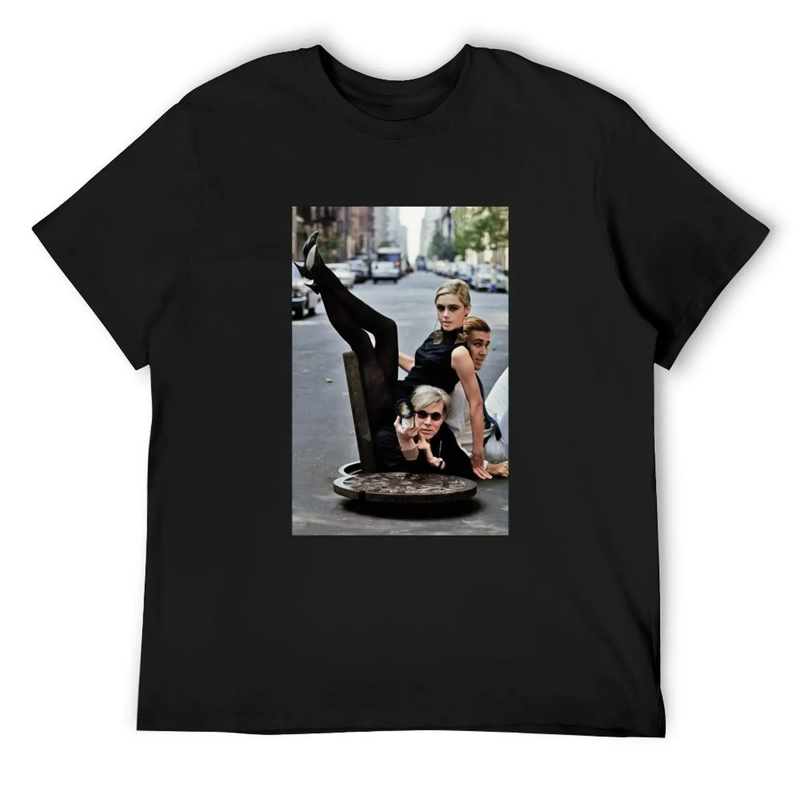 

Edie Sedgwick Andy Warhol Photography Fashion Icon sixties T-Shirt Short sleeve tee tops mens t shirts