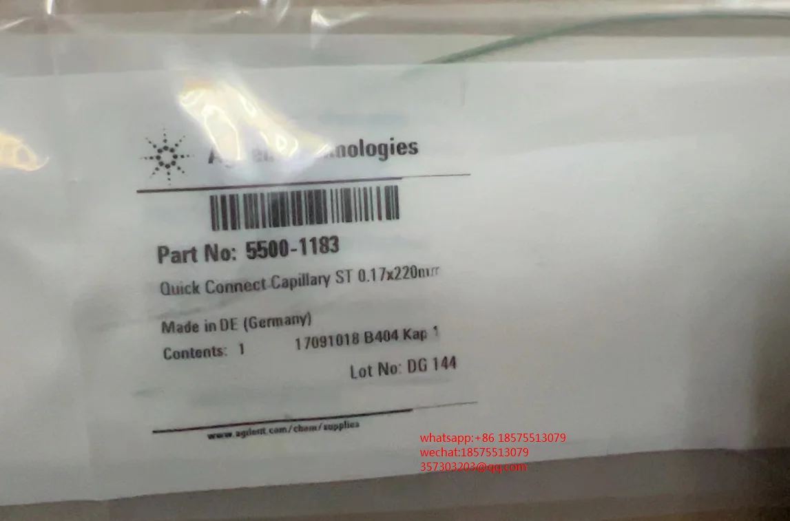 

FOR Agilent 5500-1183 Quick Connect Capillary, Stainless Steel, 0.17 x 220 mm New 1 PIECE