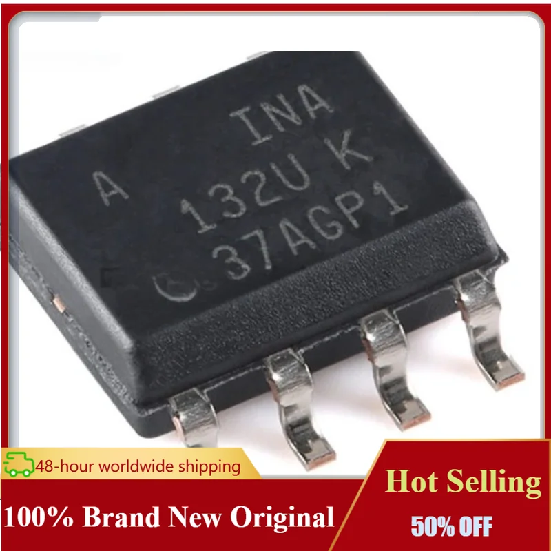 10PCS 100% New original INA132UA INA132 INA132U SOP-8 Single Power Differential Amplifier Chipset Hot Selling