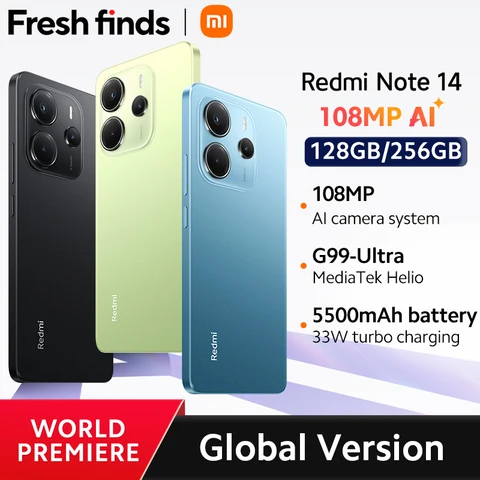 Смартфон Xiaomi Redmi Note 14 4G, 6/128ГБ, 8/128ГБ — фото модели
