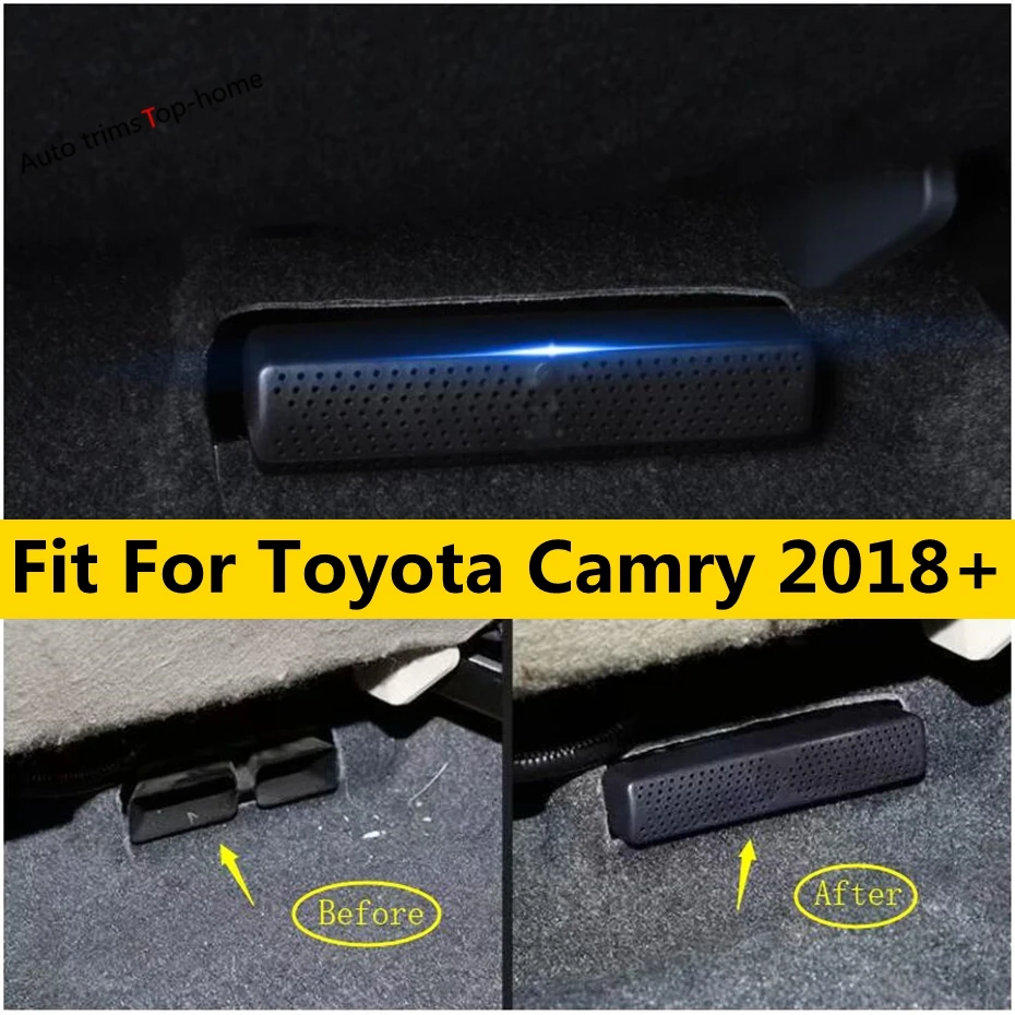 

Seat Under Air Conditioning Duct Vent AC Outlet Grille Cover Trim Fit For Toyota Camry 2018 - 2023 Car Accessories