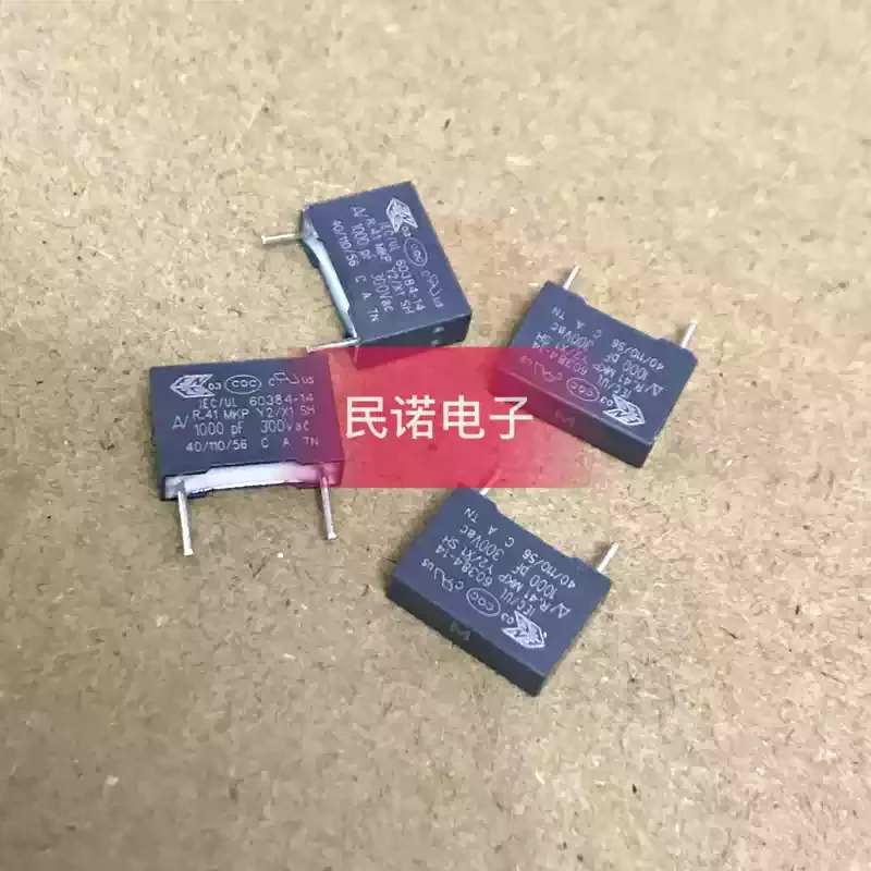 10-100pcs R41 300VAC 0.001UF 300V 102 1000PF pin spacing 10mm brand new AV safety capacitor