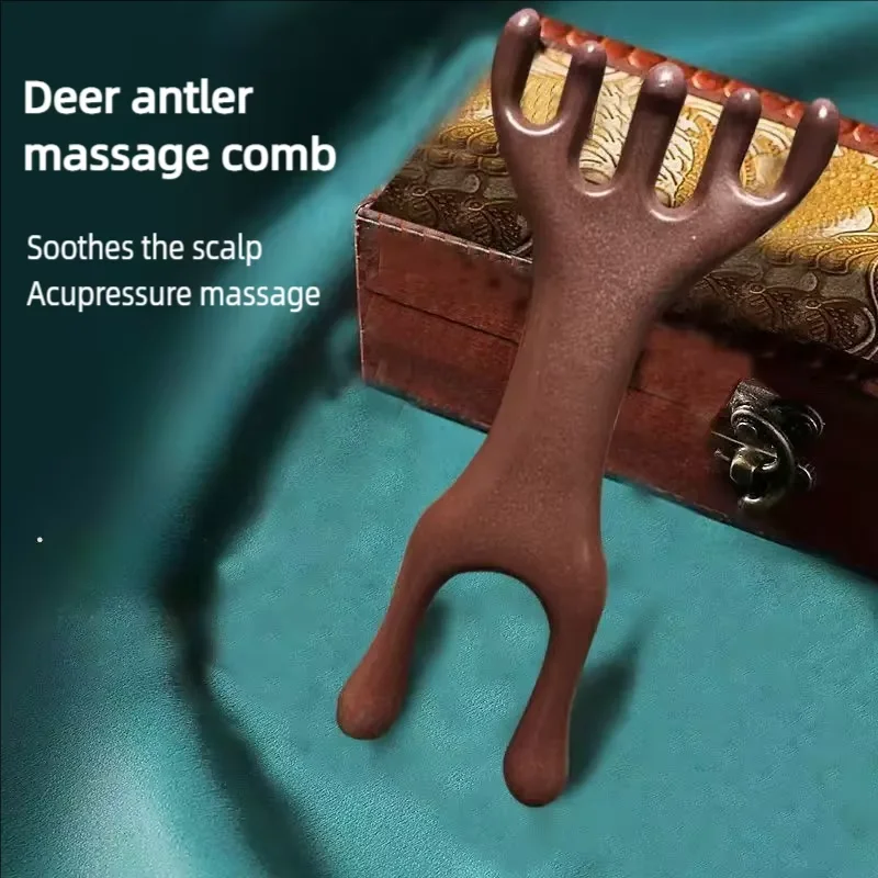 Eye Area Massage Small Frog Thickened Massage Comb with Portable Wide Teeth Dual-Purpose New Product