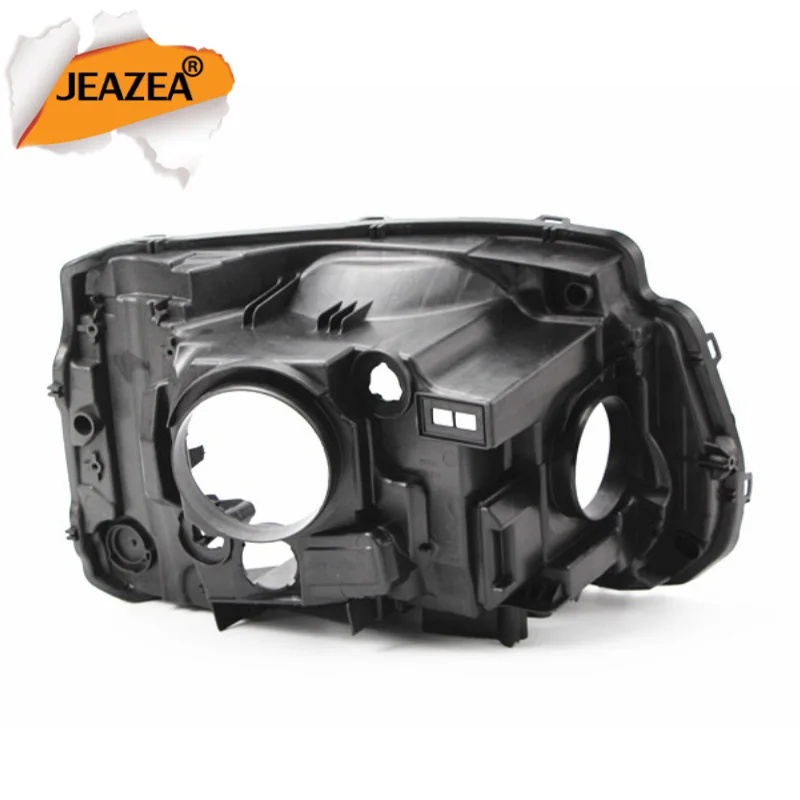 JEAZEA For Land Rover Discovery 4 Headlight Back Base Lamp Rear Case Shell Black Lens 2010 11 12 13 14 15 16