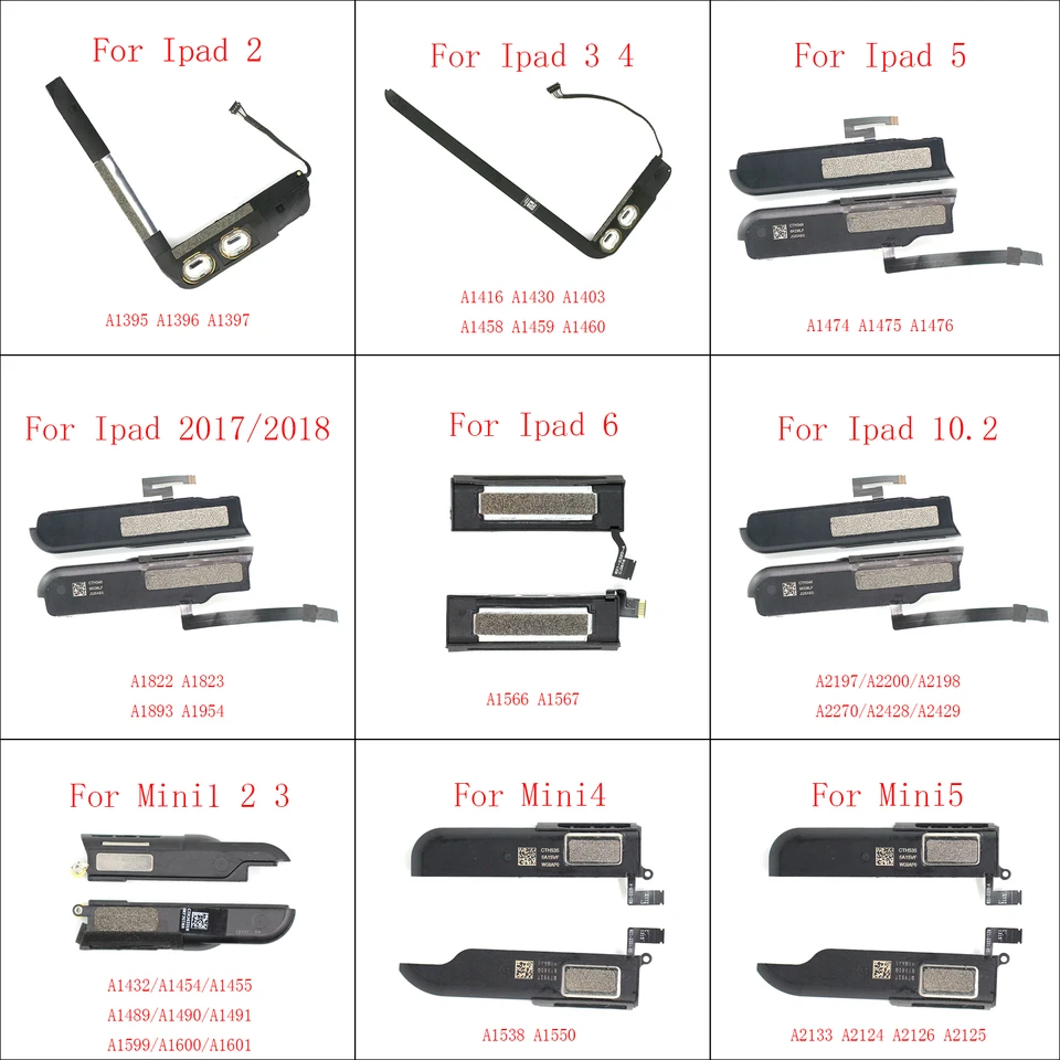 Loud Speaker For iPad 6 5 4 3 2 Air Mini 5 2 3 4 2018 2017 A1822