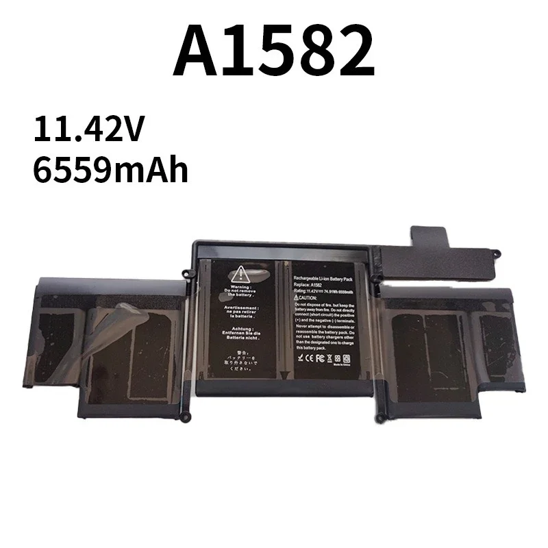 New A1493 Laptop Battery Suitable for Apple Macbook Pro 13 Inch 2013 2015 A1502 Notebook Battery A1582
