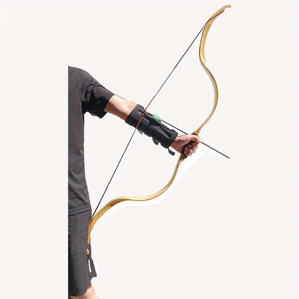 1PC Archery Armguard Archery Armguard Recurve for Compound Bows Traditional Sports Comfort Black