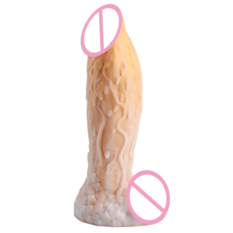 Nothosaur Silicone Dildo Lifelike G-Spot Stimulating Anal Toy with Suction Cup for Adult Entertainment