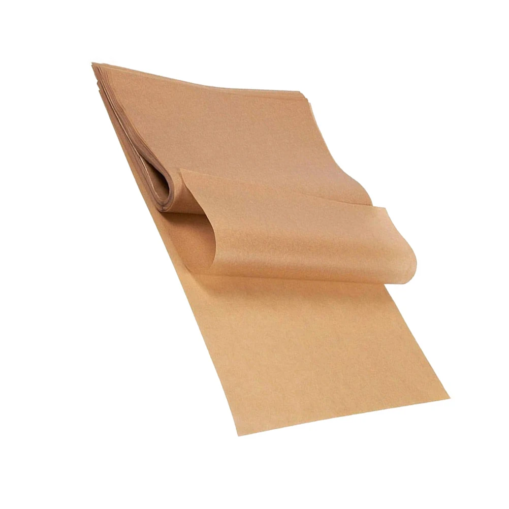 

100Pcs Baking Paper Nonstick Parchment Sheets Silicone Oil Coated for Oven Air Fryer Bread Cake Meat Pizza Liner