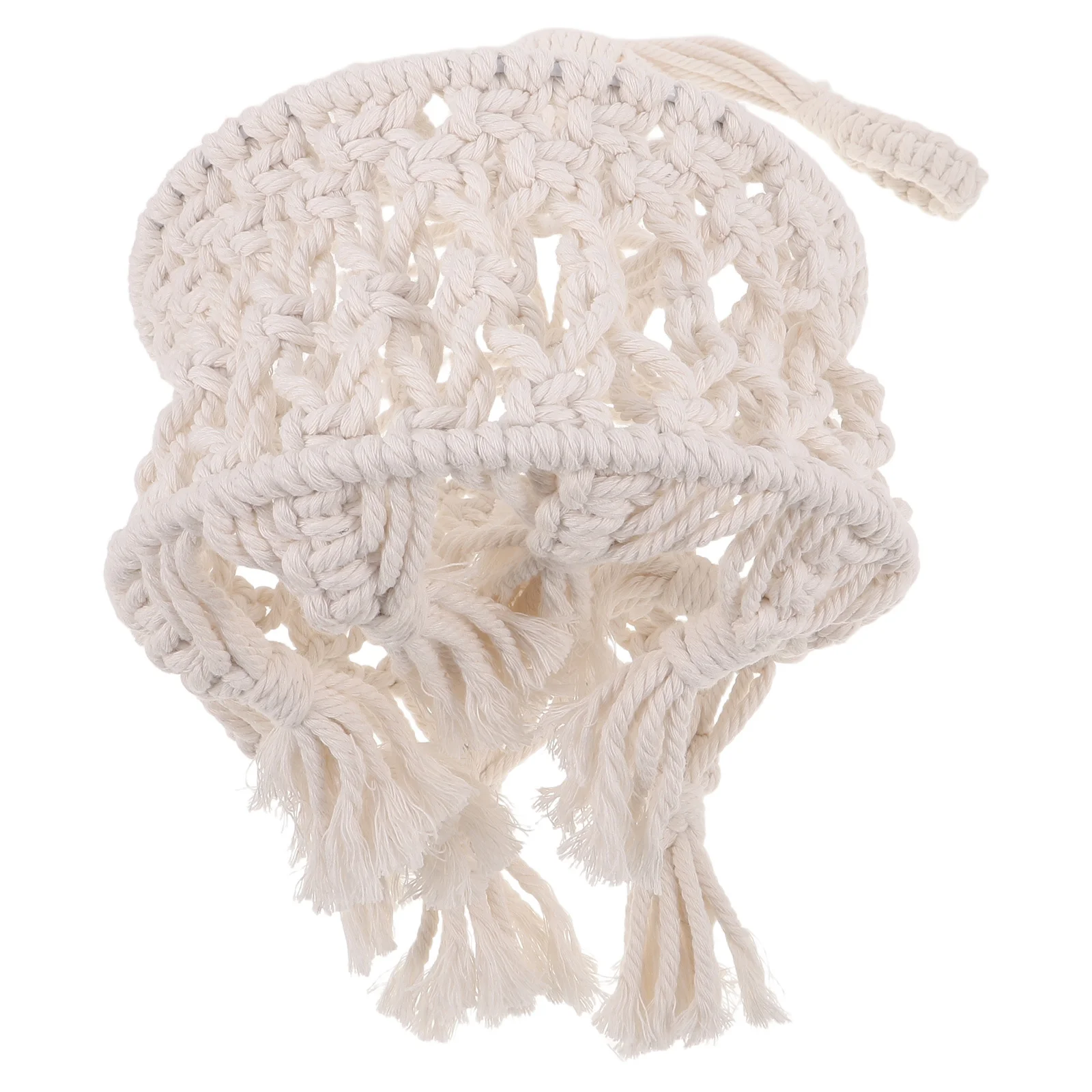 

Handmade Lamp Shade: Boho Woven Cotton Rope Light Cover For Pendant Floor Lamp Macrame Chandelier Shade Living Room