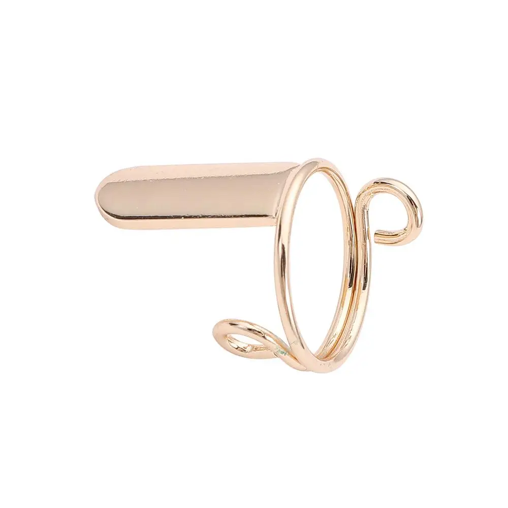 Fingertip Nail Rings Nail Rings for False Nail Women Girls Phalanx Ring Adjustable Reusable Removable Nail Art Decoration view 3