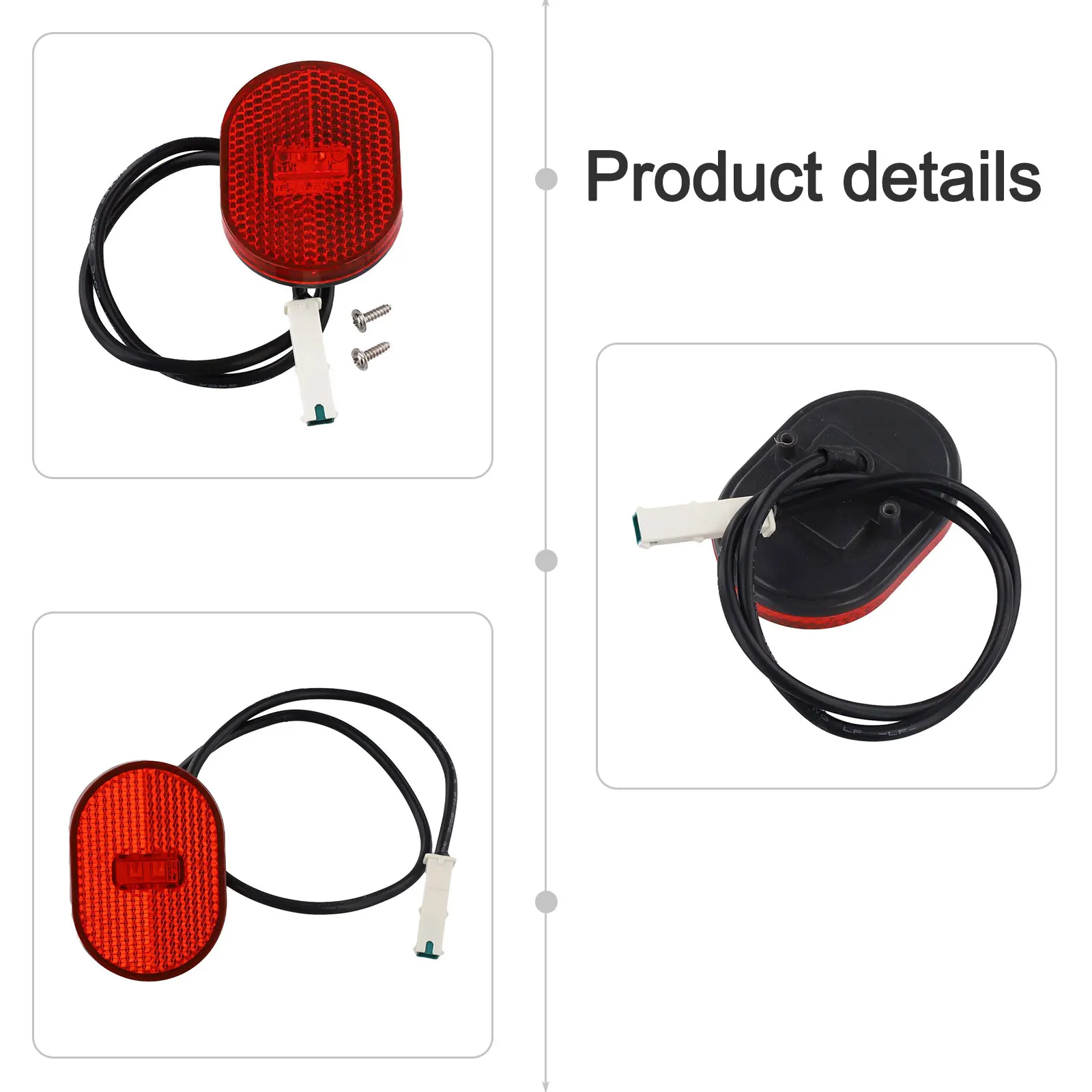 

Задний фонарь для Xiaomi 4pro, красные скутеры, универсальный задний стоп-сигнал безопасности, компактный электрический, высокая производительность