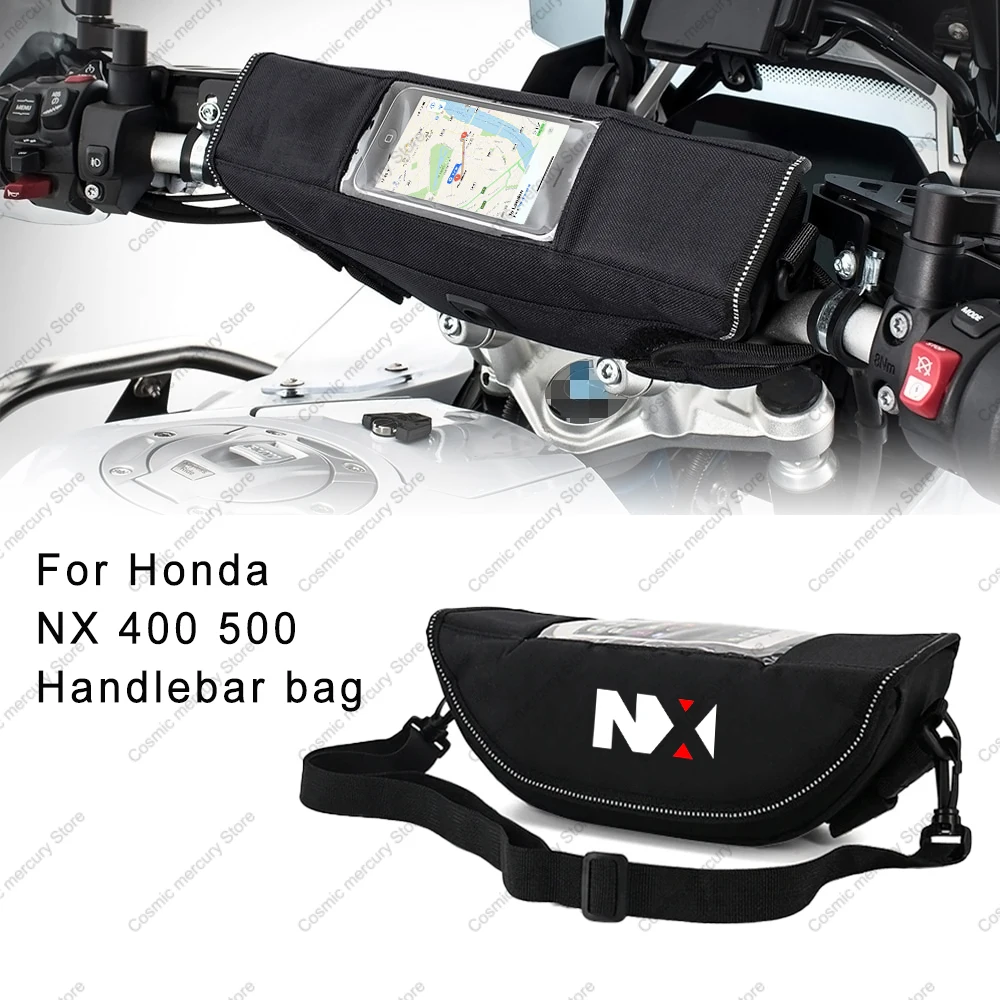 

For Honda NX 400 500 NX500 NX400 2024 Motorcycle Waterproof And Dustproof Handlebar Storage Bag Motorcycle Handlebar Travel Bag