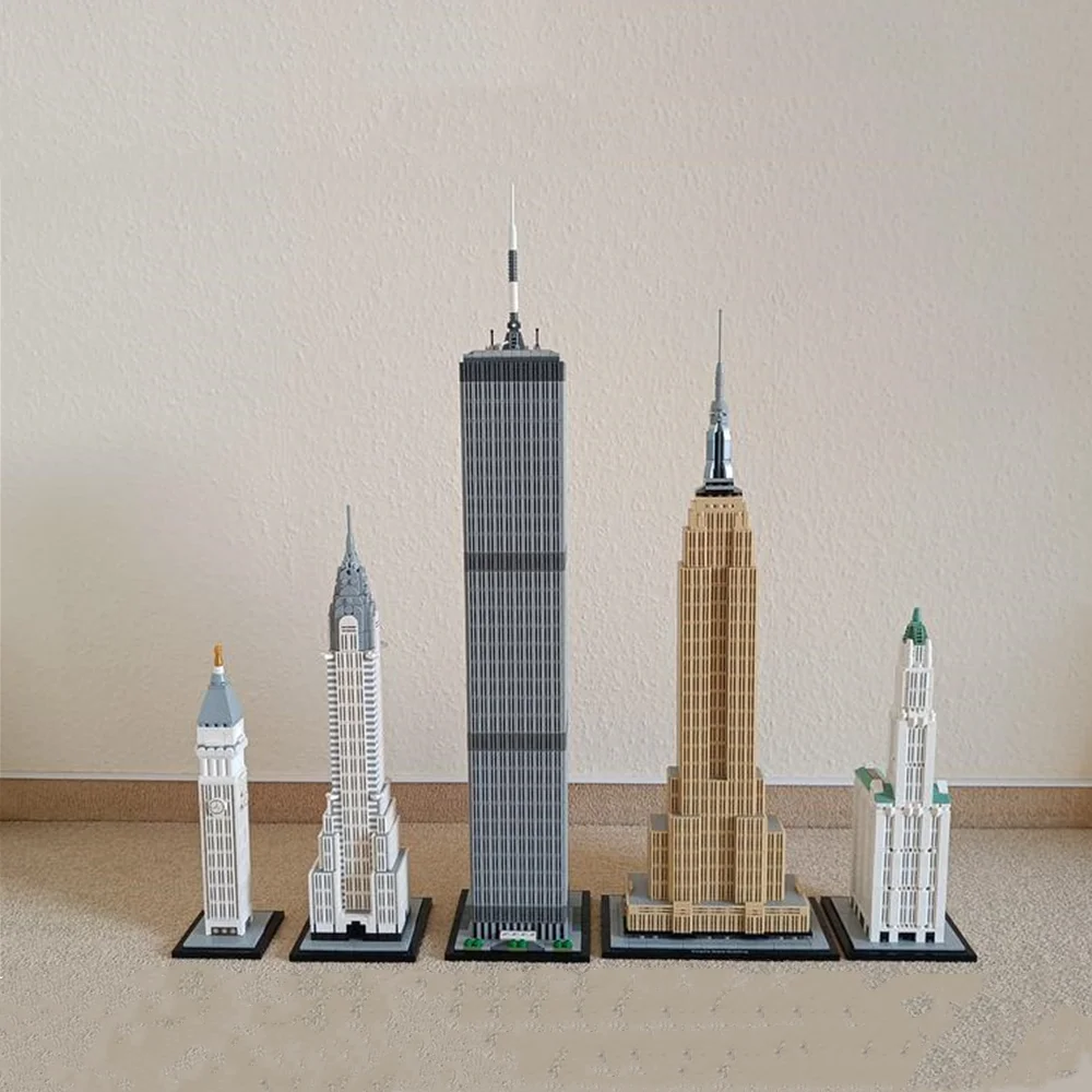 Models of famous landmarks  building block set toy for kids gift