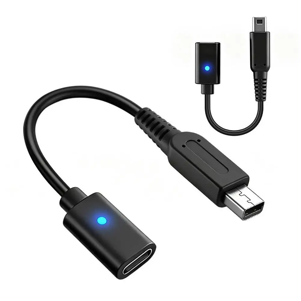 Адаптер-type-c-женский-для-зарядного-кабеля-ndsi-3ds-3dsl-3dsxl-черный-шнур-питания-для-игрового-контроллера-n