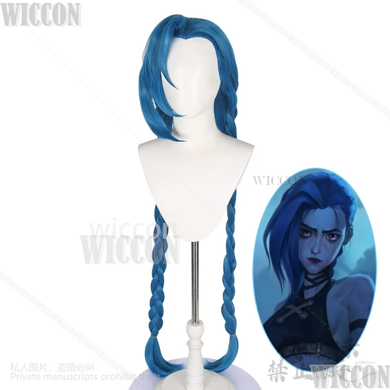 Jinx Arcane S2 Game LoL Cosplay Costume Witch Dark Dress Lolita Suit Hat Wig Woman Girl Sexy Carnival Party Roleplay Customized