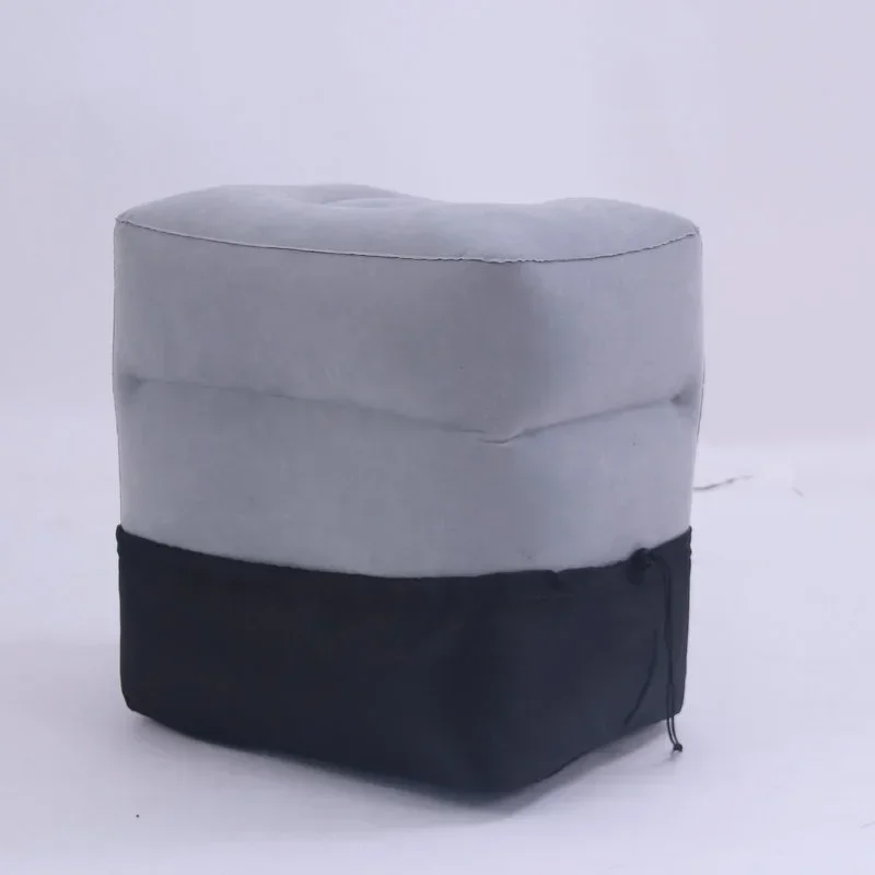 Travel Foot Rest Pillow, Inflatable Travel Leg Rest Pillow Bed for Foot Rest on Airplanes, Cars, Trains, Office