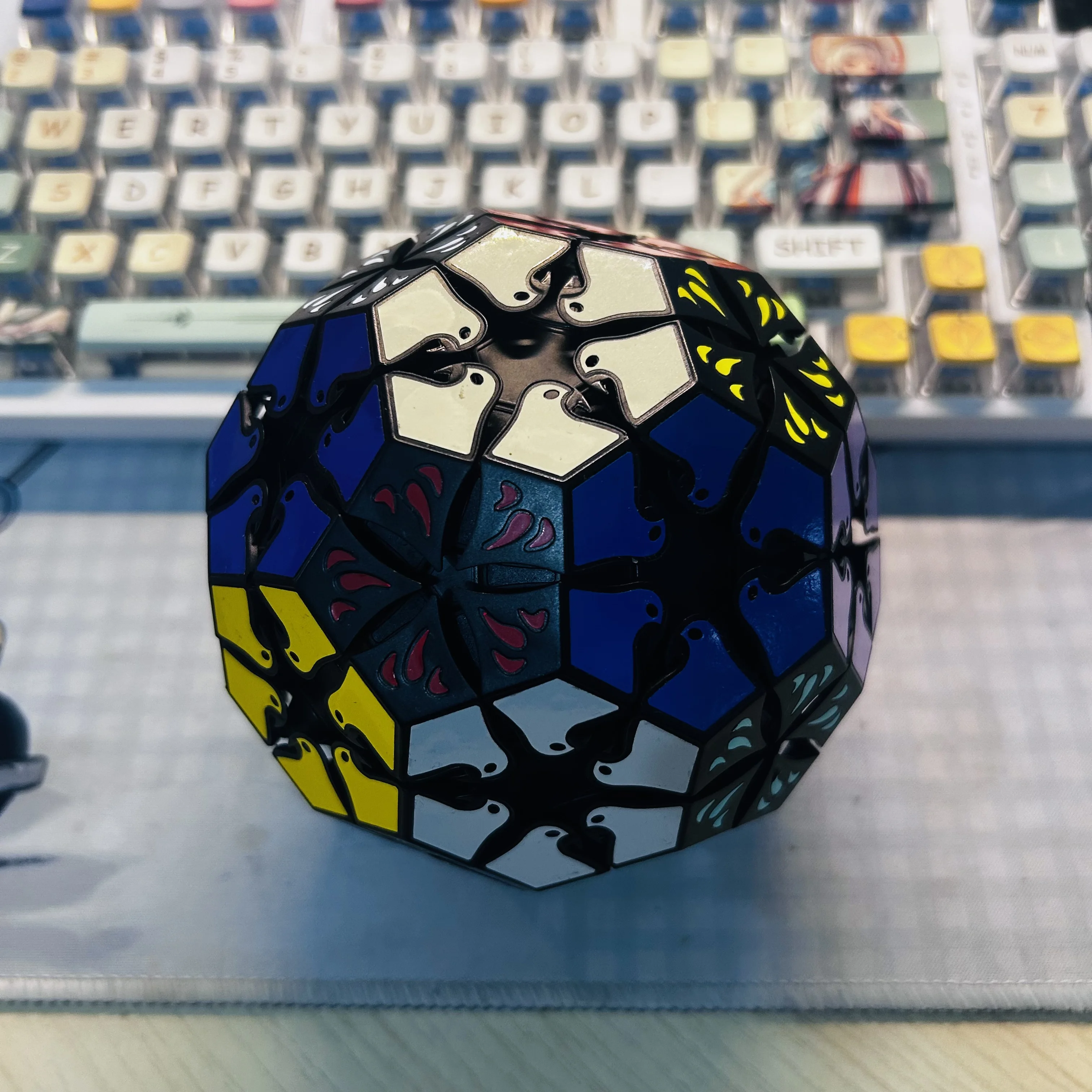 VerryPuzzle Love Bird Cube Magic Cube Puzzle Colección de cuerpo negro Juguetes