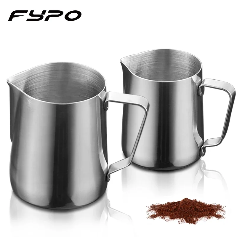 150-2000ml Stainless Steel Milk Jug Frothing Pitcher Cup Espresso Coffee Jug Barista Craft Cappuccino Milk Frothing Cream Cup