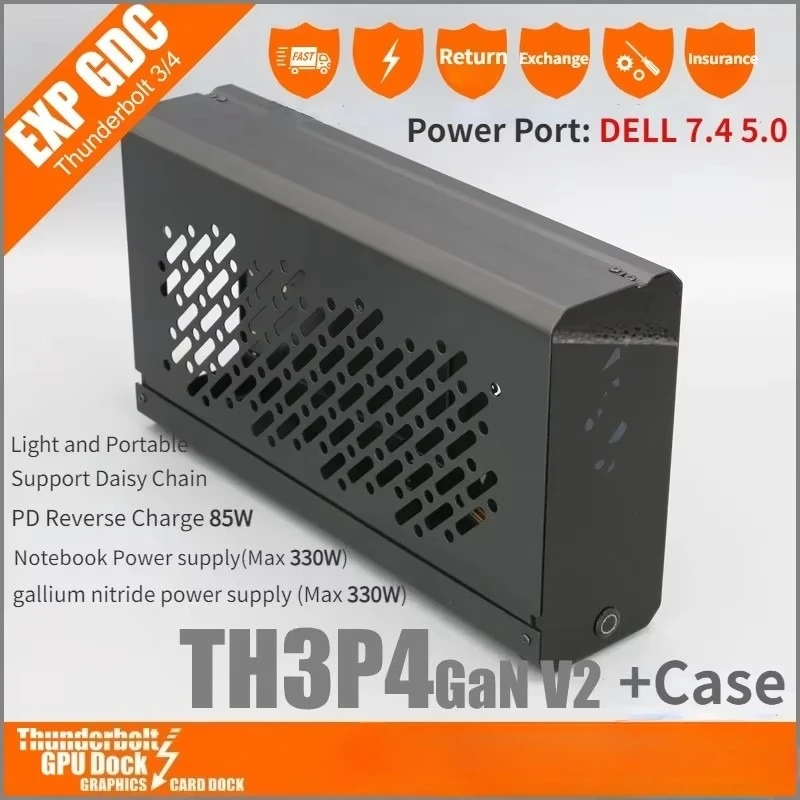 TH3P4GaN V2 Thunderbolt 3/4 USB4 Graphics Card Docking Station GPU