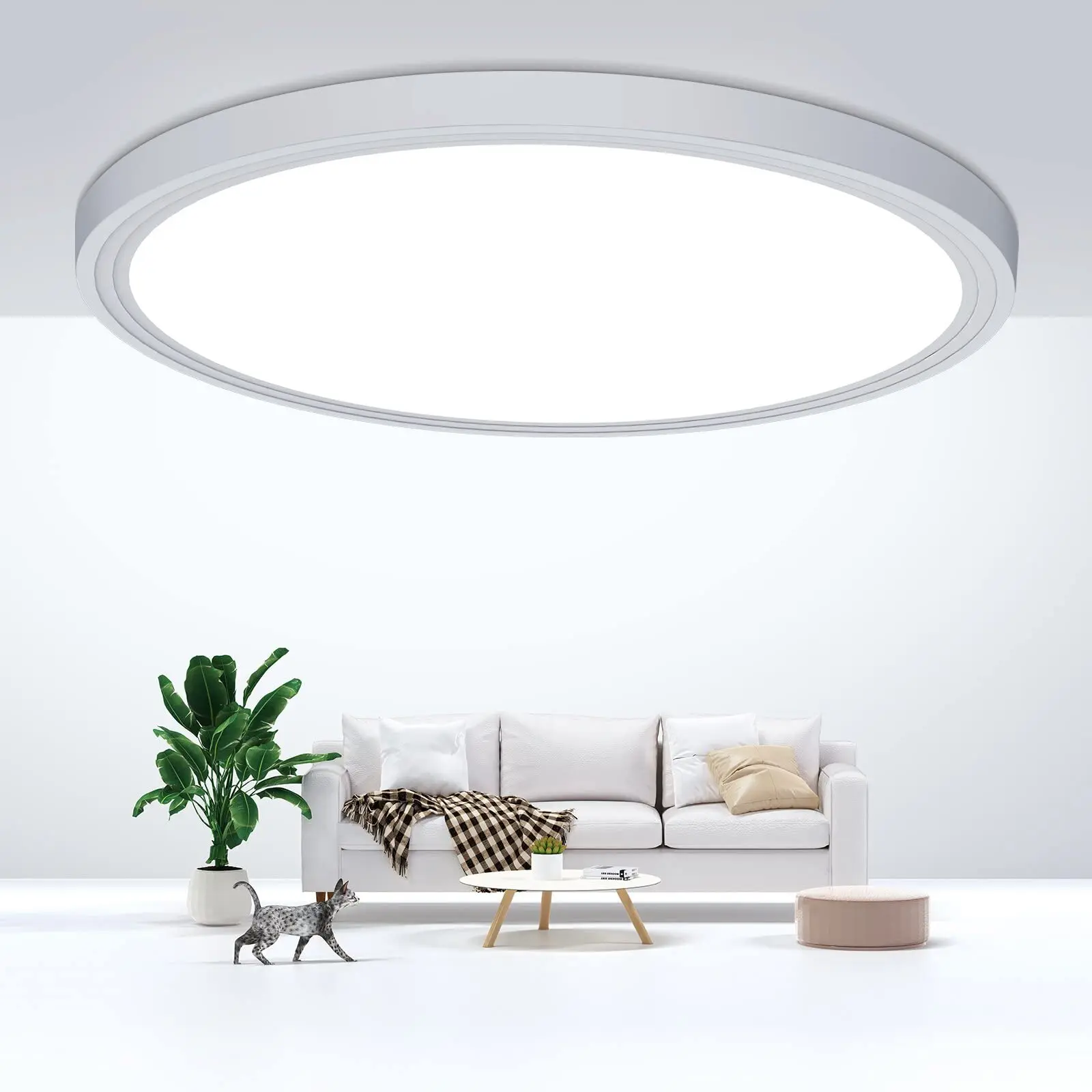 LED 천장 조명, 현대 표면 천장 램프 AC85-265V, 주방 침실 욕실 램프, 6W, 9W, 13W, 18W, 24W