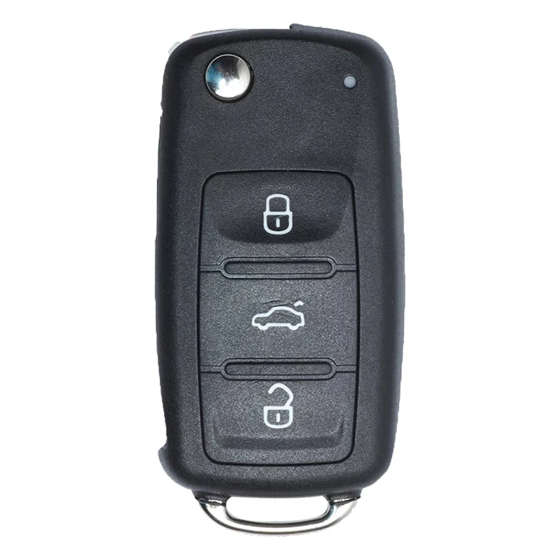 KEYECU Keyless Go 5K0837202AJ 5K0837202AD For VW Caddy Eos Golf Jetta Beetle Polo Tiguan Touran 3 Buttons Remote Key 434MHz ID48