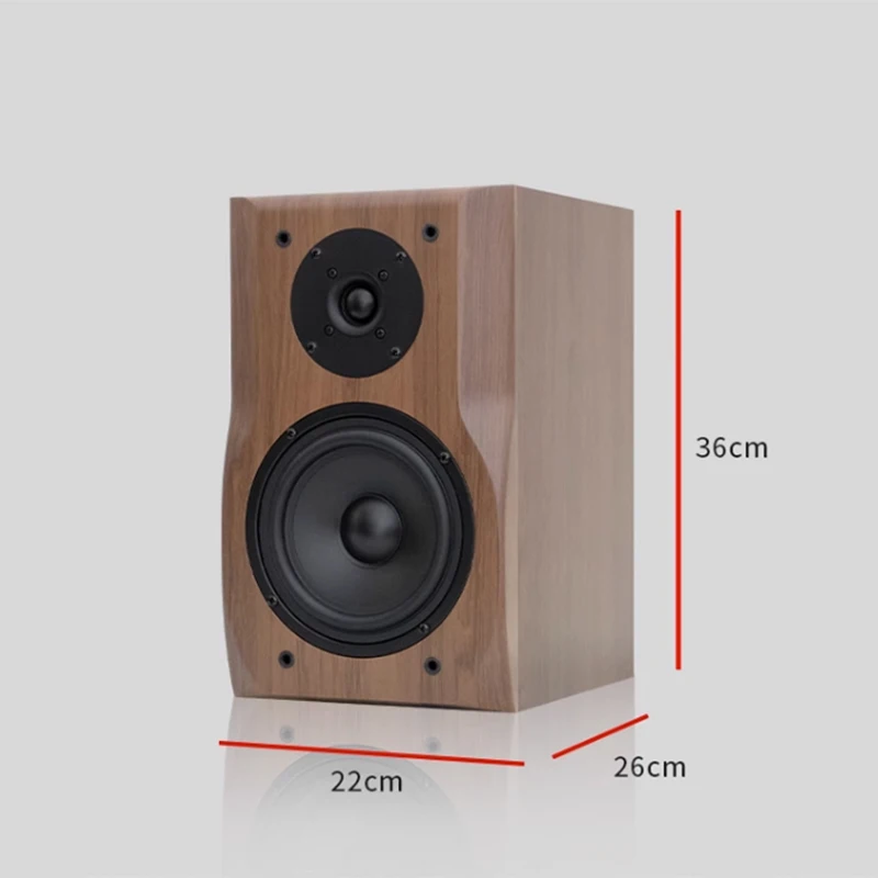 AOSIBAO 6.5 Inch Woofer Speaker 4 8 Ohm 300W High-power Passive HIFI Speakers 2.0 Stereo Home Wooden Bookshelf Loudspeaker