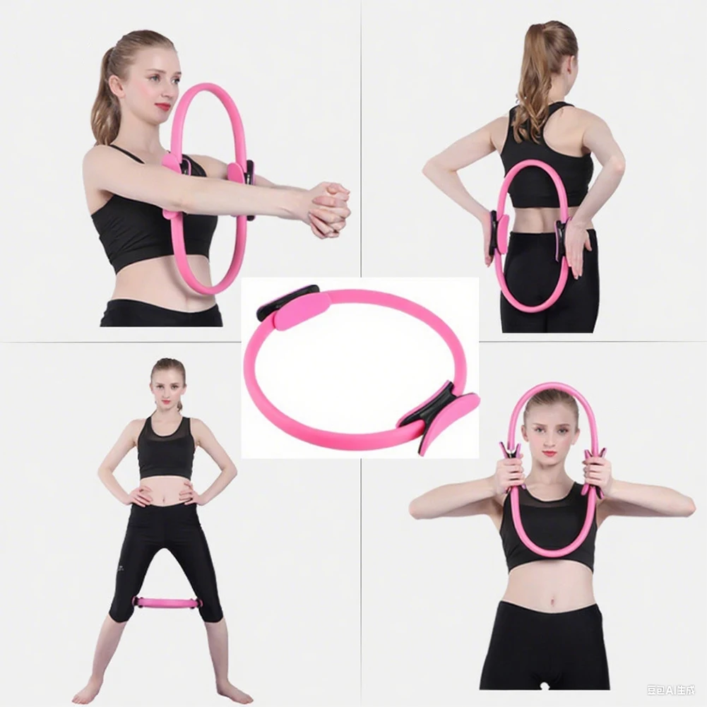 Pilates Ring Fitness Circle For Resistance And Toning Exercises_voghion.com