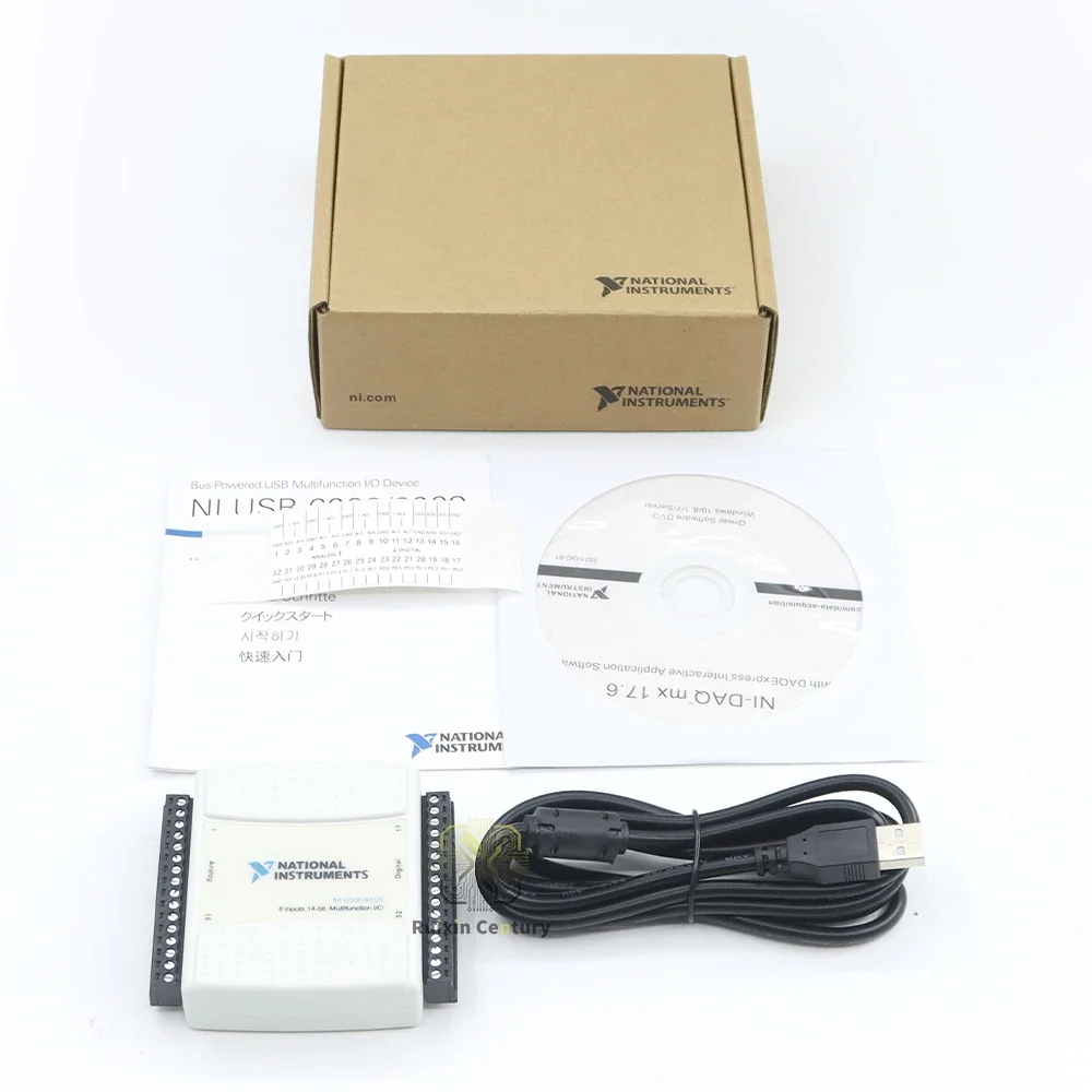 For LabVIEW For NI USB-6009 14-Bit 48kS/s 8-Channel Analog Input Multifunction Data Acquisition Module DAQ Device