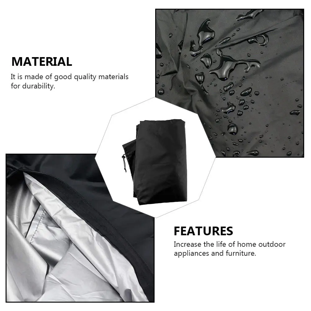 

1Pcs Patio Heater Cover Oxford Cloth Waterproof Tear Resistant Outdoor Heater Protector Zipper Dustproof Weather Resistant