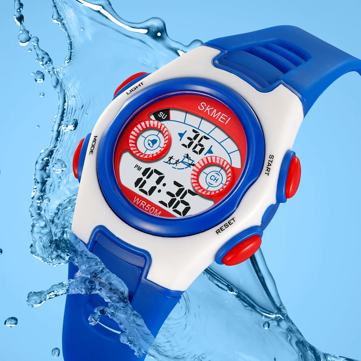 SKMEI 50Bar Waterproof  Wrist Kids Watches Creative Personality Children  Boys Girls Outdoor Sports Wristwtatch Relogio Infantil