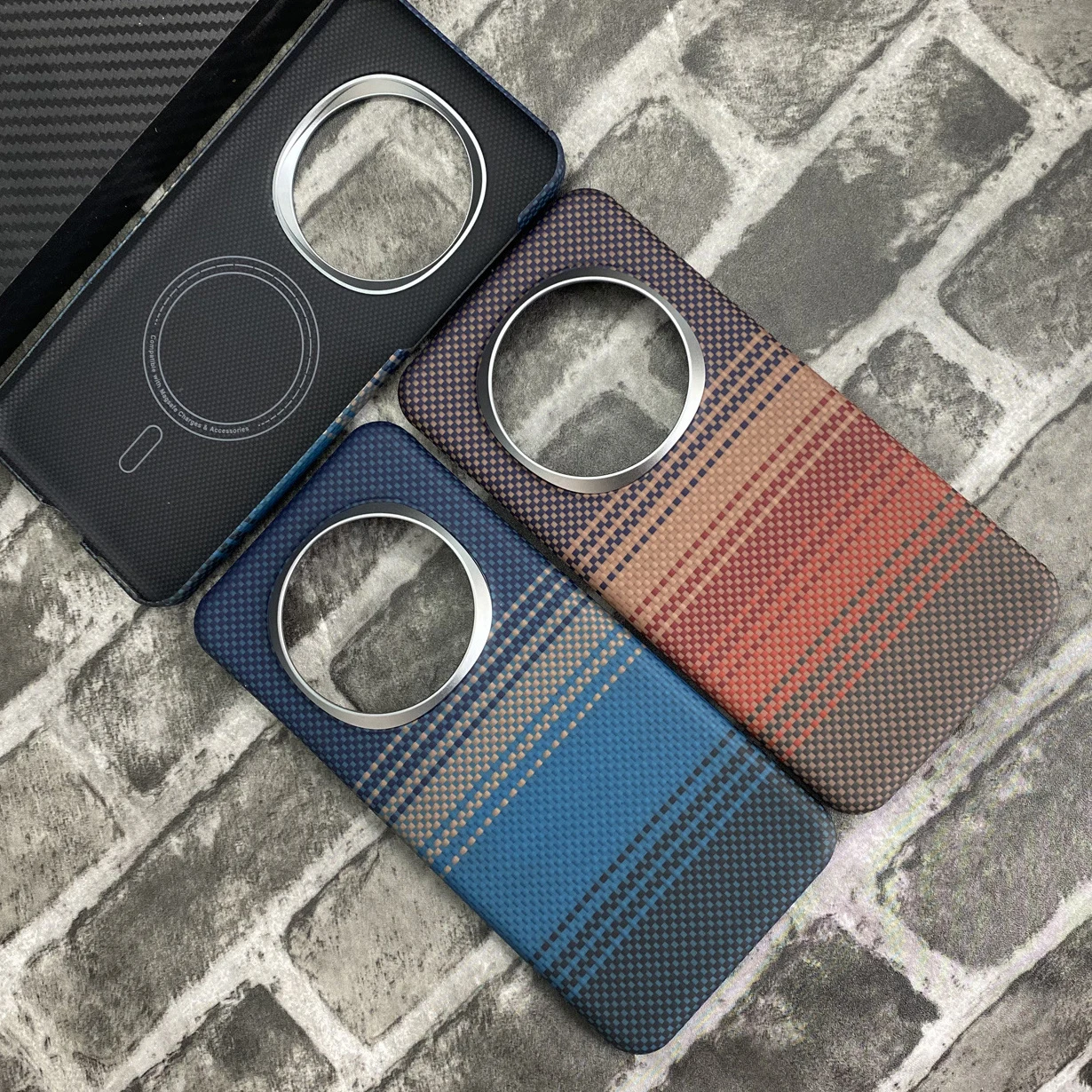 

Magnetic Aramid Carbon Fiber Phone Case for Honor Magic 7 7 Pro Magsafe Case Real Carbon Fiber Cover for Honor Magic 7Pro Case