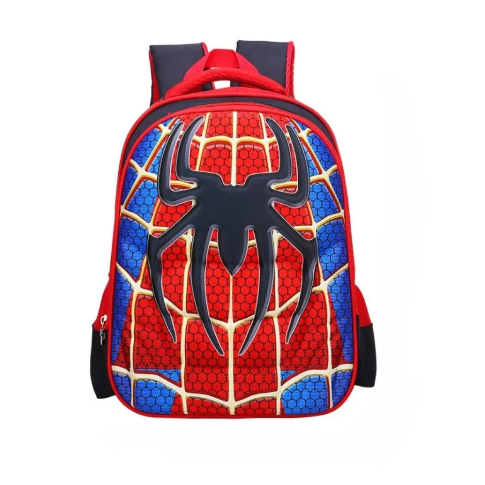 Marvel Spider Man Iron Man Kids Backpack Hero Series Fashionable Comfortable Trendy Safety Reflection 3D Hard Shell School Bags