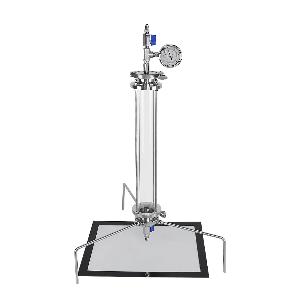 Laboratory Supplies 90G Series Pressure Extraction Equipment Glass Vacuum Chamber Observable