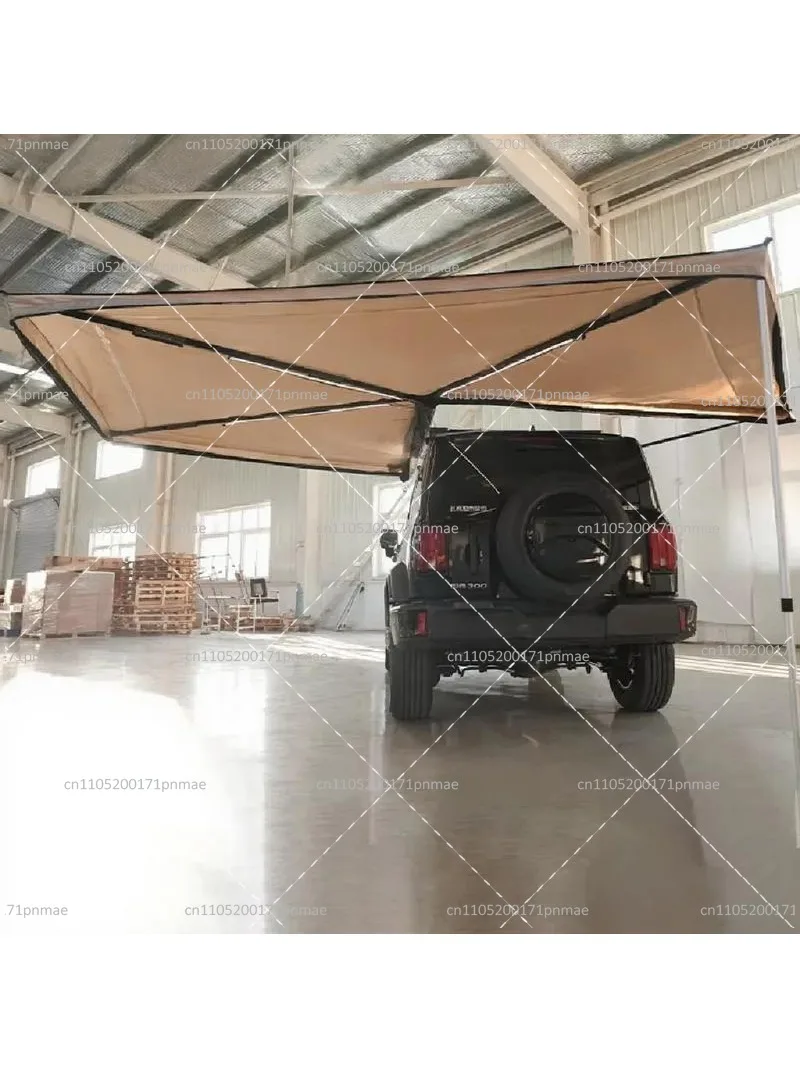 4x4 Off-Road Retractable Folding Camper Self-Driving Tour Outdoor Camping LED Light Vehicle Awning Tent