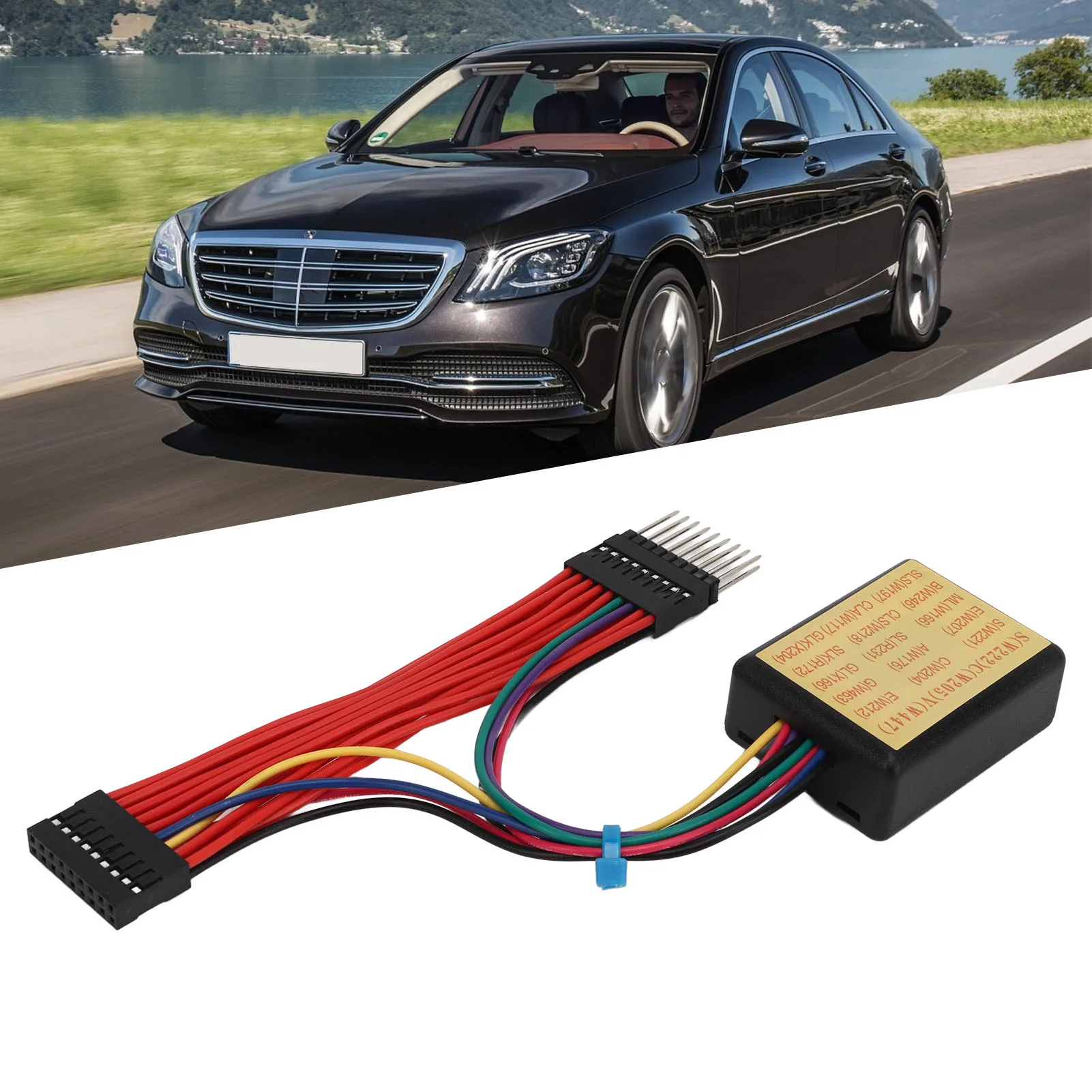 

Car CAN Filter Oil Resistant Practical Car CAN Bus Filter 18 in 1 Sensitive Storage Space Saving for Vehicle