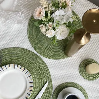 Nordic Round Woven Placemats 1