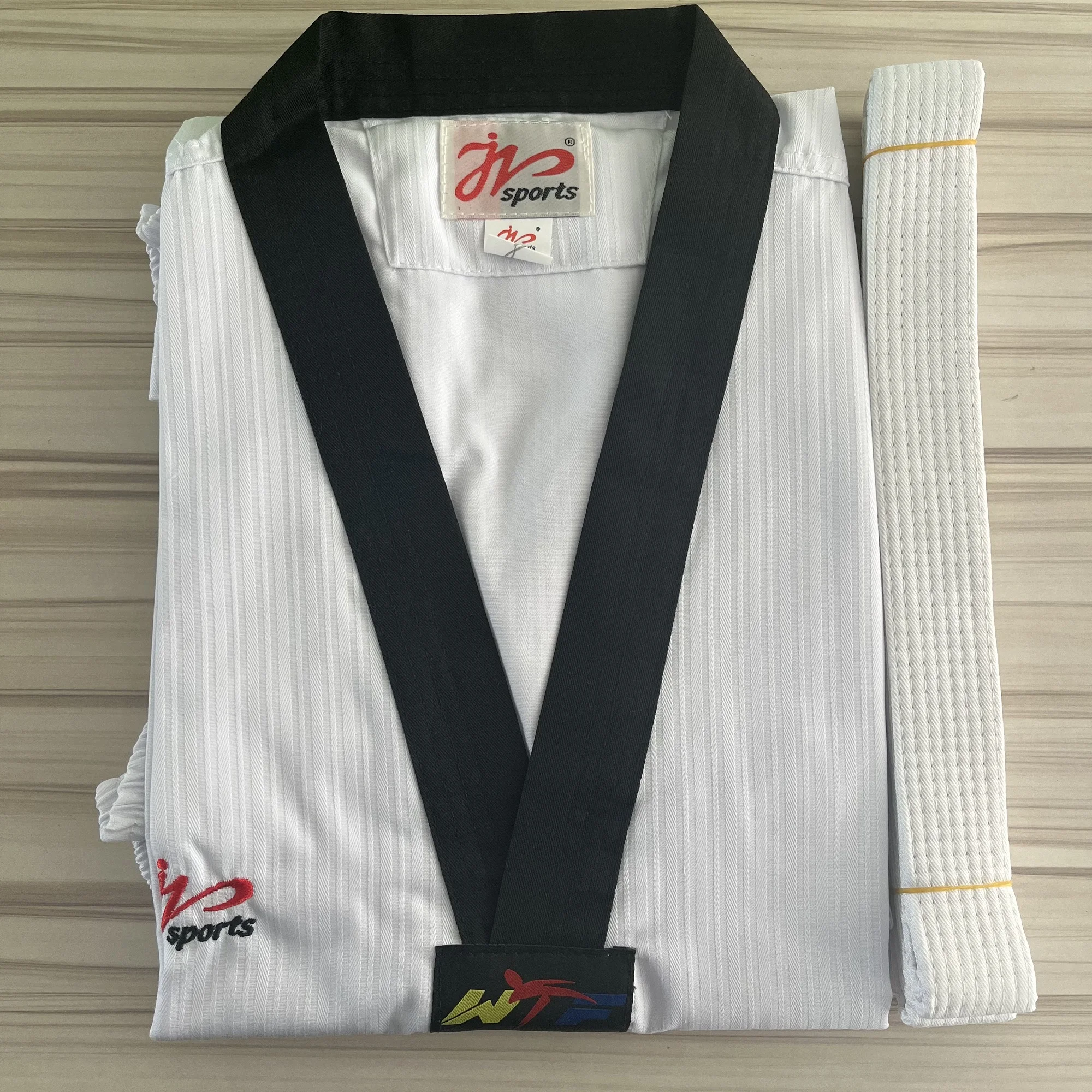 2022 New Adult Male Female Kids White Cotton Uniform WTF Approved Taekwondo Student Gi Equipment Doboks Karate Equipment