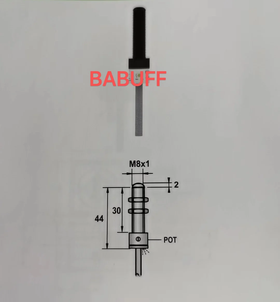 Capacitive Small Diameter M8 Corrosion Resistant and High Temperature Resistant Liquid Level Detection Switch