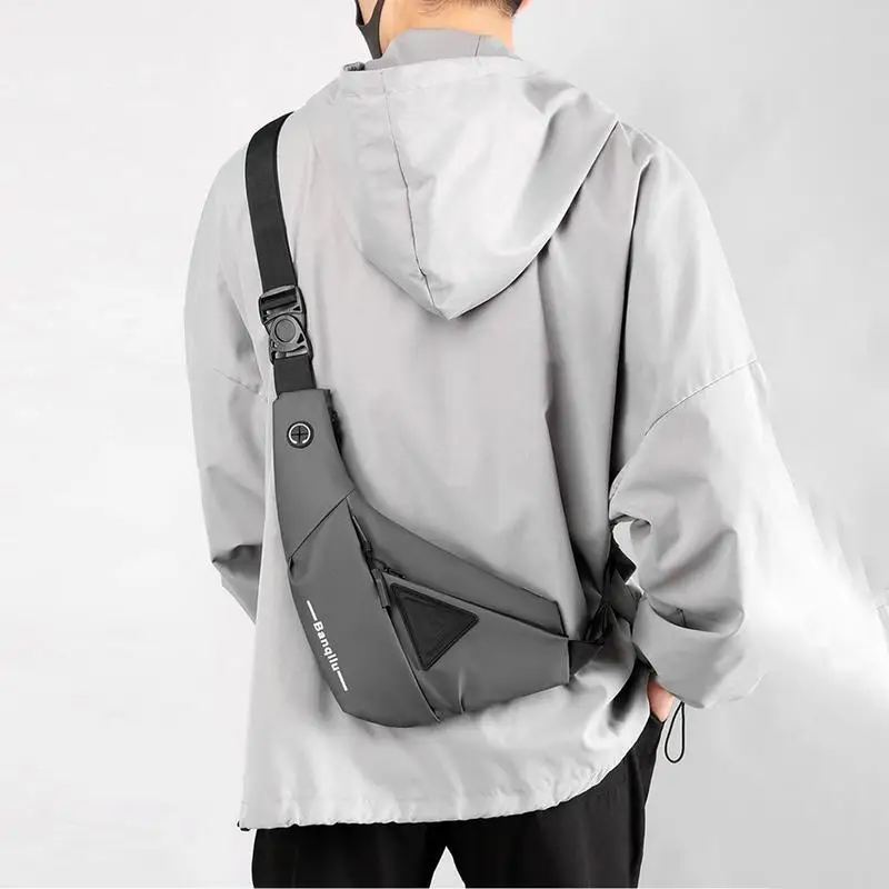 Sling Crossbody Bag For Male Crossbody Sling Backpack Sling Bag Travel Hiking Chest Daypack Sling Backpack Crossbody Anti Theft