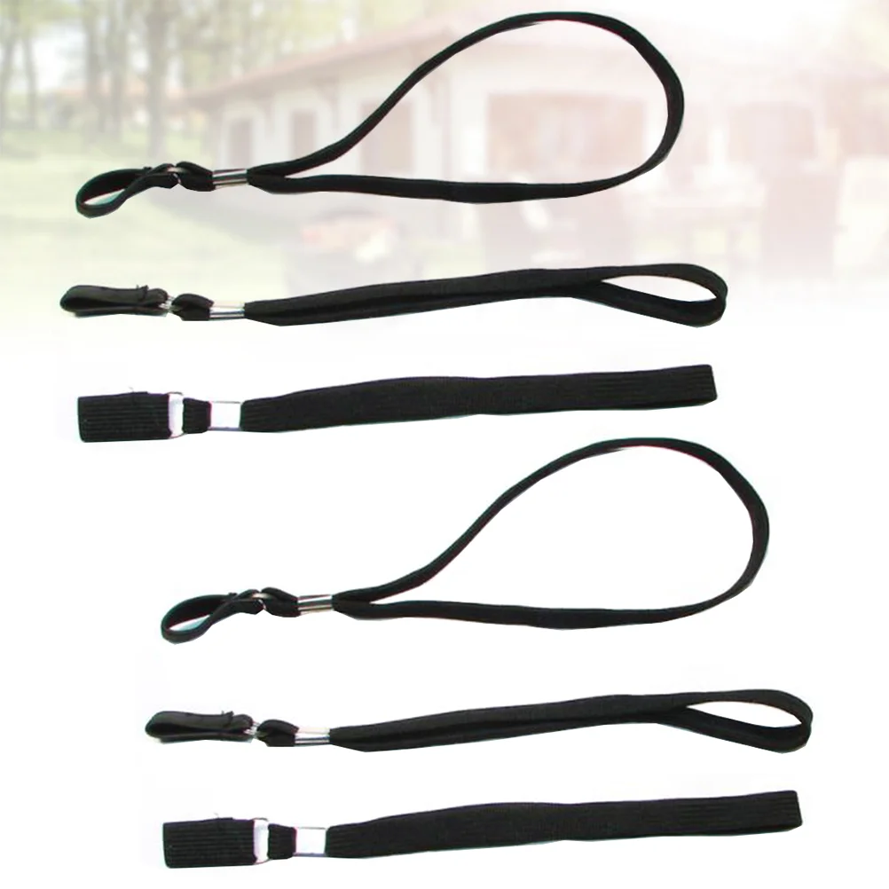 6 Pcs Trekking Poles Elder Stick Rope Walking Cane Strap 2500X150X050CM Climbing Safety Supply