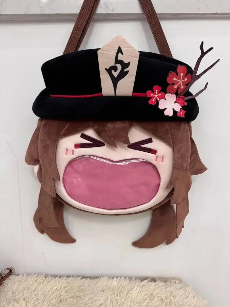 لعبة تأثيري هو تاو شفافة الحرم الجامعي طالب سستة الكرتون حقيبة الظهر رسول حقيبة الكتف