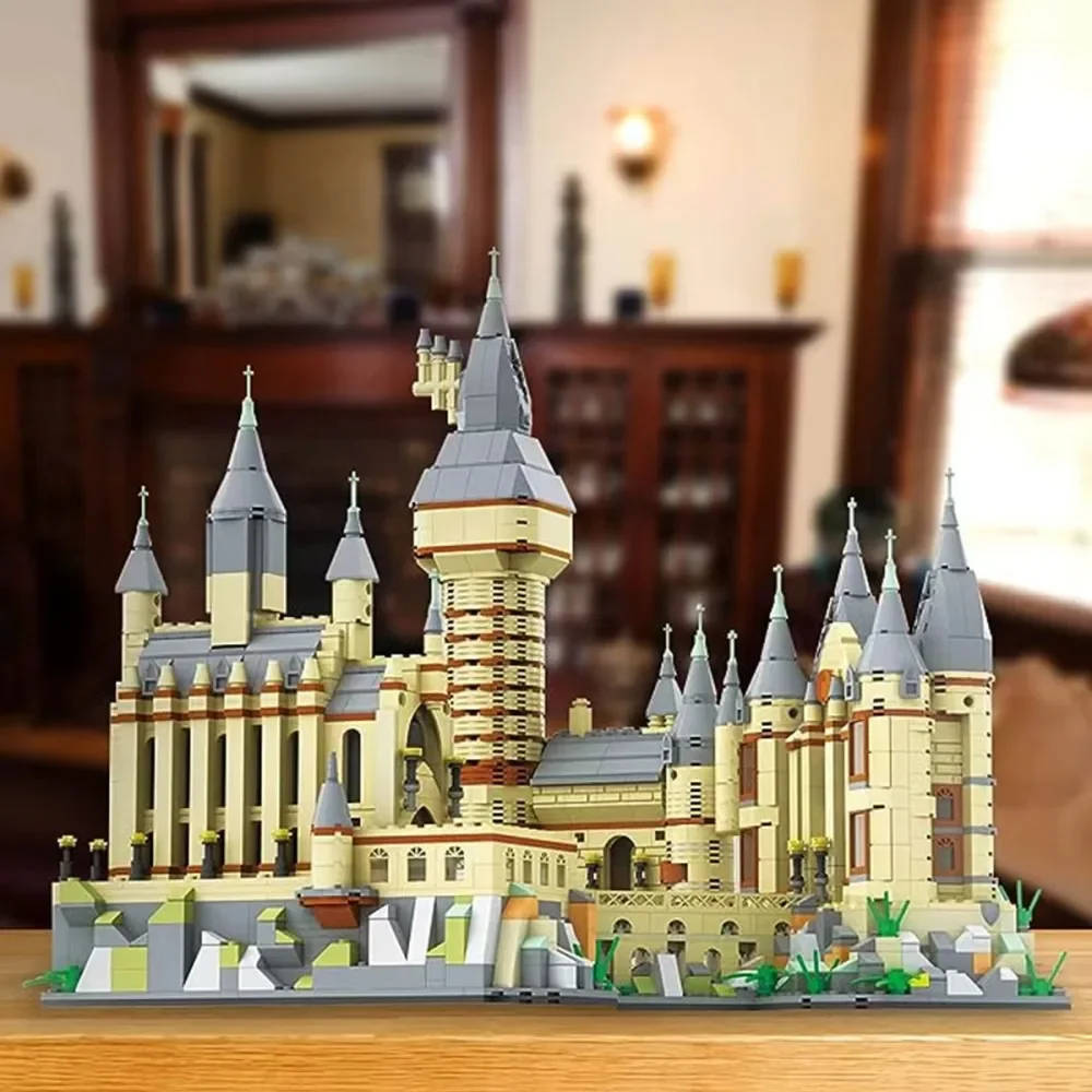 

2680Pcs Building Blocks Magic Castle Micro Bricks City Creative Medieval School Architecture Model Kids Adults Toys