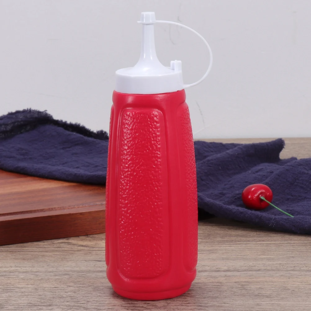 

1PC Squeeze Sauce Bottle Ketchup Condiment Bottle Plastic Oil Filling Travel Storage BBQ Mustard Olive Kitchen Dining